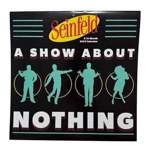 Seinfeld 2025 Wall Calendar “A Show About Nothing” 16 Month NEW